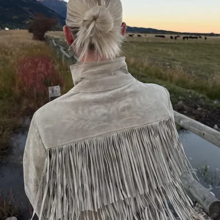 Get Kennedy Eurich Western Suede Fringe Jacket