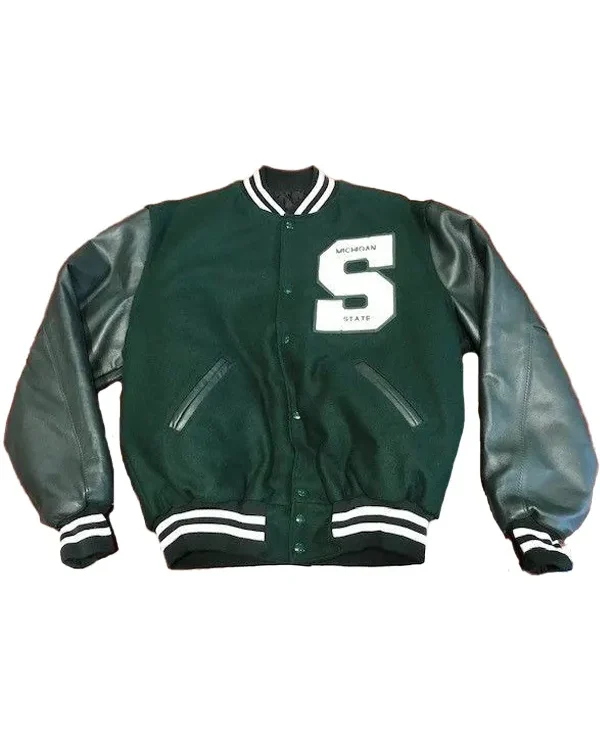 Get Nathan Carter Spartan Walk Wool Varsity Jacket