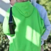 Get Street Style Hailey Bieber Green Hoodie