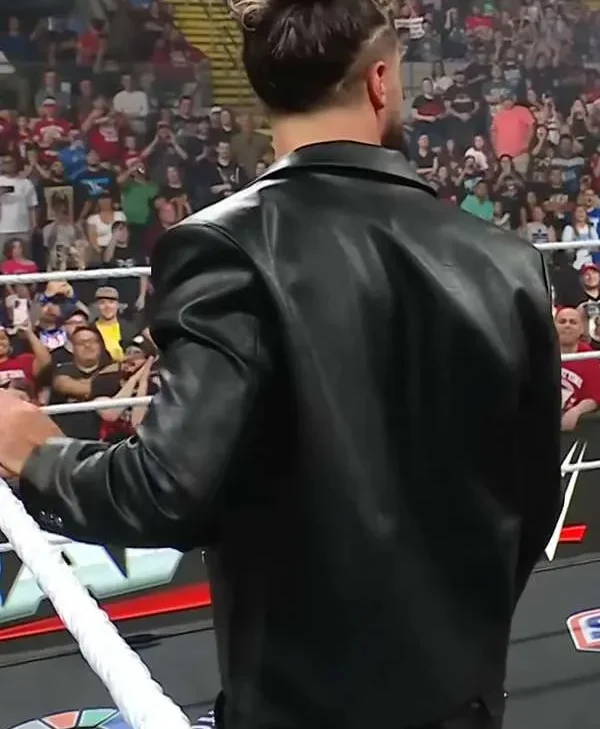 Get WWE Raw Wrestlepalooza Seth Rollins Black Leather Jacket