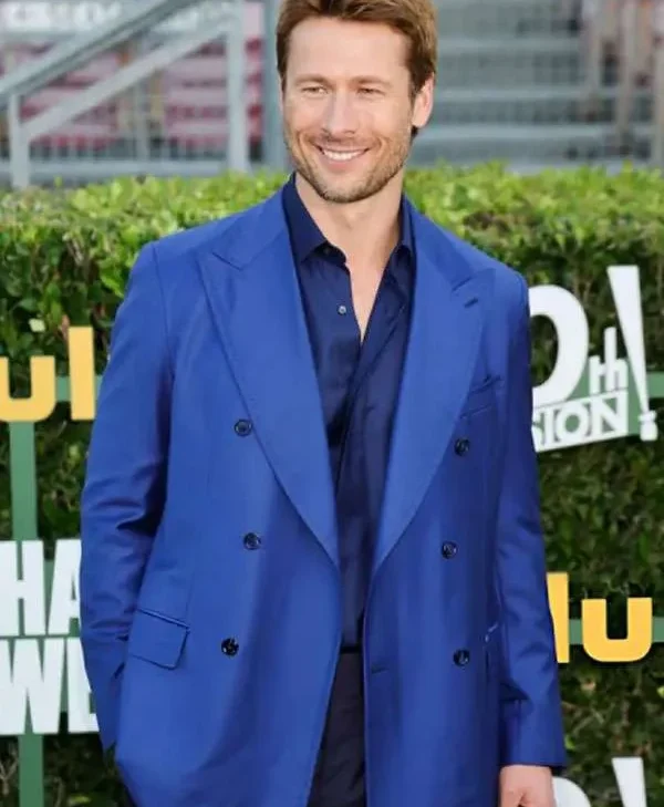 Glen-Powell-Red-Carpet-Chad-Powers-Blue-Blazer