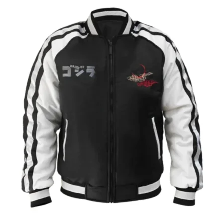 Godzilla King Of Monsters Satin Bomber Jacket