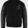 Godzilla x Kong Black Varsity Bomber Jacket