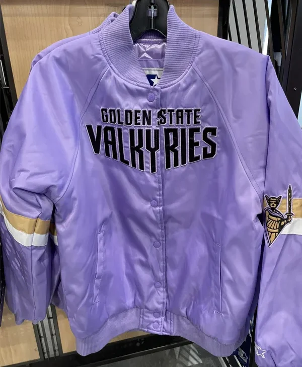 Golden State Valkyries Jordan Chiles Varsity Jacket