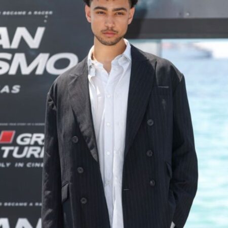 Gran Turismo Archie Madekwe Black Blazer