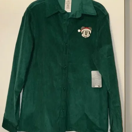 Green Mickey Christmas Jacket