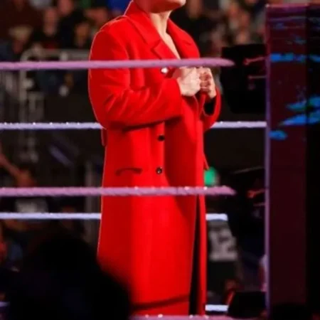 Gunther-Walter-Hahn-WWE-Red-Trench-Wool-Coat