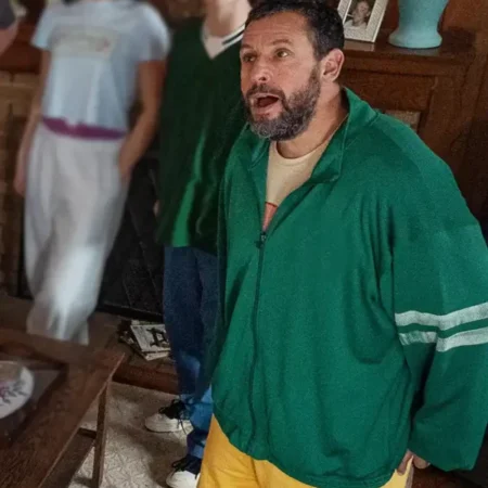 Happy Gilmore 2 Adam Sandler Green Jacket Side