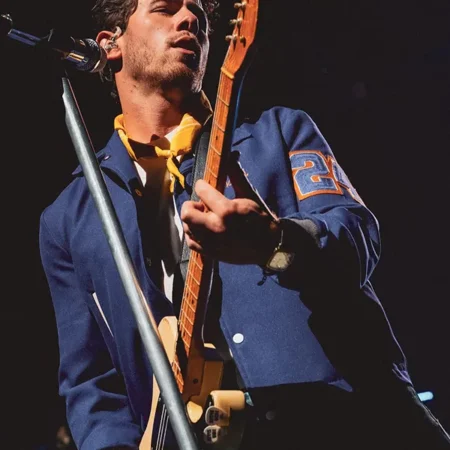 Intuit Dome Concert Nick Jonas Blue Wool Jacket