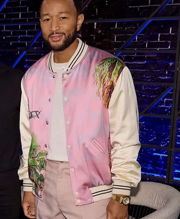 John Legend The Voice 2024 Bomber Jacket
