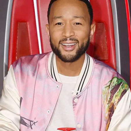 John Legend The Voice 2024 Bomber Jacket For Sale