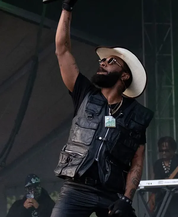 Jpegmafia Lollapalooza At Grant Park Chicago Illinois Leather Vest