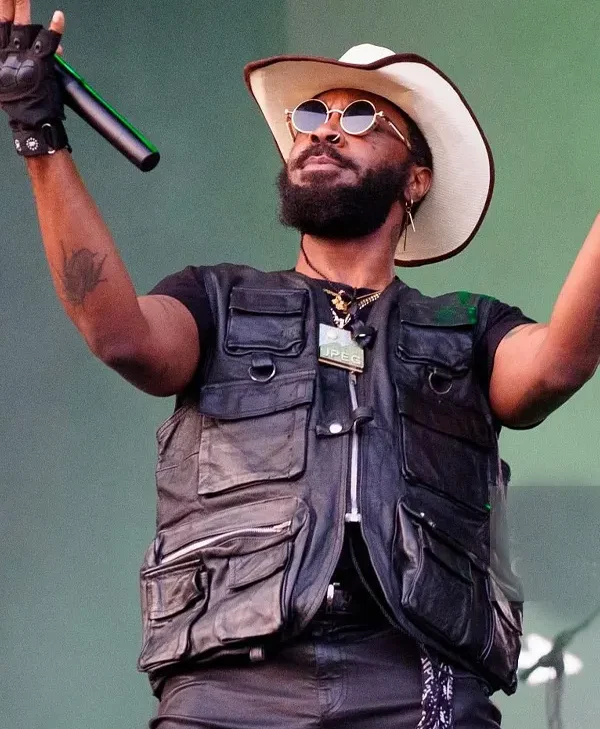 Jpegmafia Lollapalooza Leather Vest