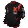 Kavinsky Reborn Black Bomber Jacket Front