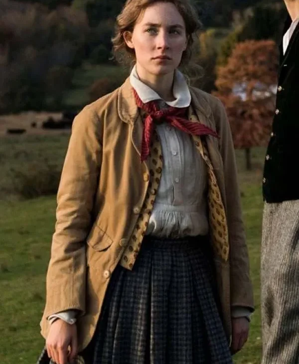 Little Women Jo March Trench Brown Coat