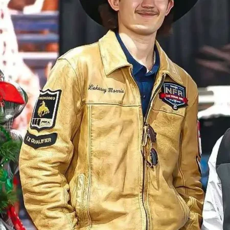 Logan Hay NFR Las Vegas Leather Jacket