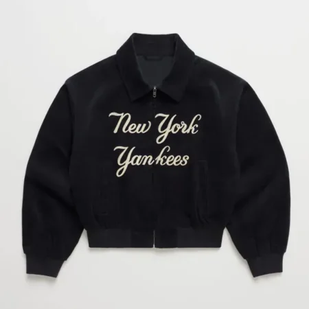 MLB New York Yankees Black Corduroy Jacket