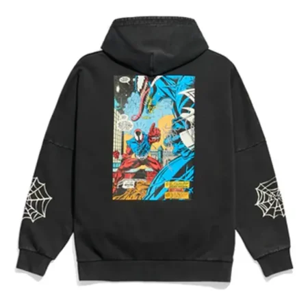 Marvel-Fictional-Characters-Spider-Man-90s-Graphic-Unisex-Black-Hoodie-For-Sale