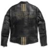 Mens Black Biker Leather Jacket