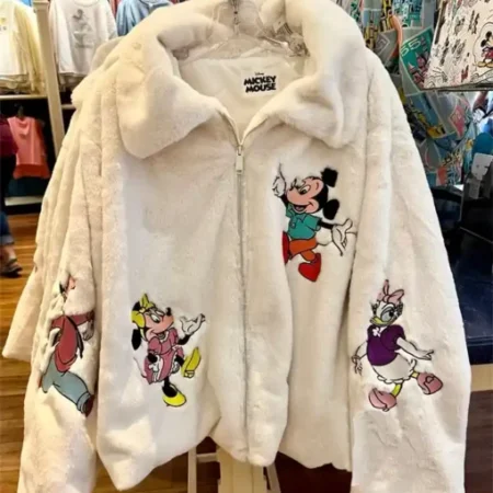 Mickey Christmas Sherpa Jacket