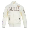 NBA-Chicago-Bulls-2025-Cream-Satin-Bomber-Jacket