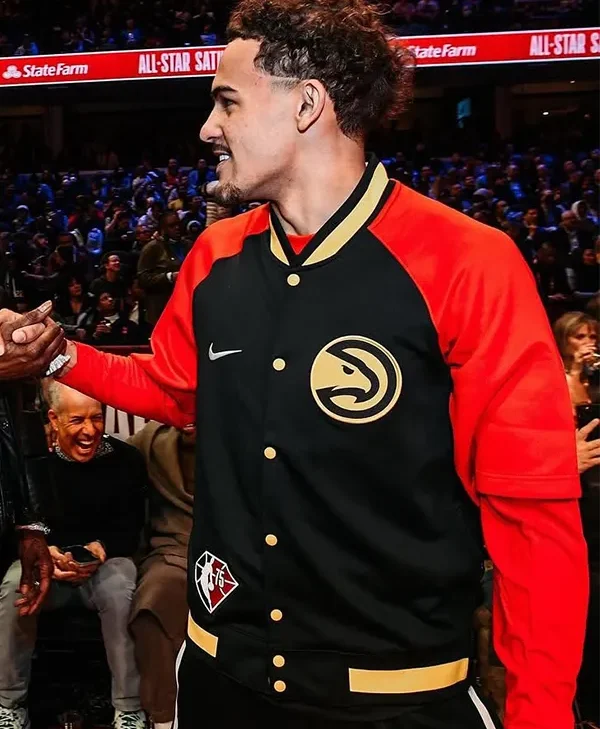 NBA Trae Young Atlanta Hawks Varsity Jacket