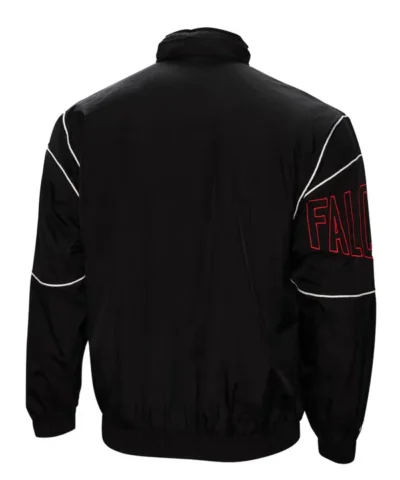 NFL-2025-Atlanta-Falcons-Michael-Vick-Unisex-Black-Sideline-Jacket