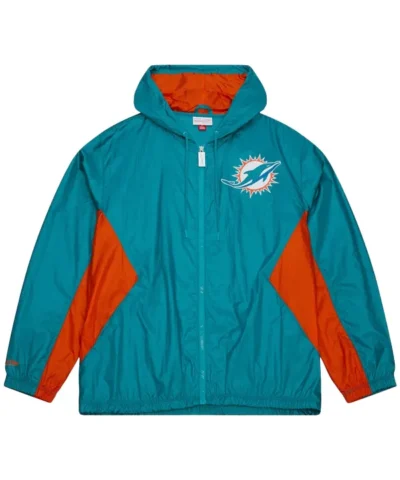 NFL-Aqua-Miami-Dolphins-Playmaker-Windbreaker-Jacket