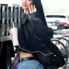NYC Amelia Gray Hamlin Black Leather Jacket