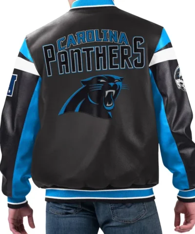National-Football-League-2025-Carolina-Panthers-Black-Bomber-Leather-Jacket