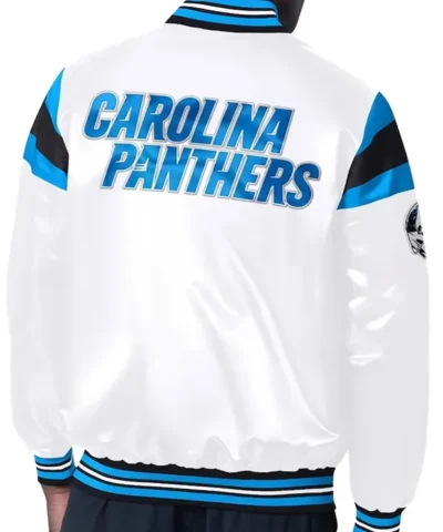 National-Football-League-2025-Carolina-Panthers-White-Unisex-Satin-Varsity-Jacket