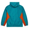 National-Football-League-Aqua-Miami-Dolphins-Unisex-Windbreaker-Hooded-Jacket