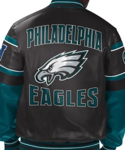 NFL Philadelphia Eagles Vintage Varsity Leather Jacket