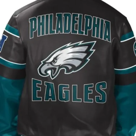 NFL Philadelphia Eagles Vintage Varsity Leather Jacket