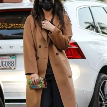Olivia Munn Brown Trench Coat
