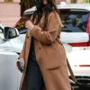 Olivia Munn Brown Trench Coat