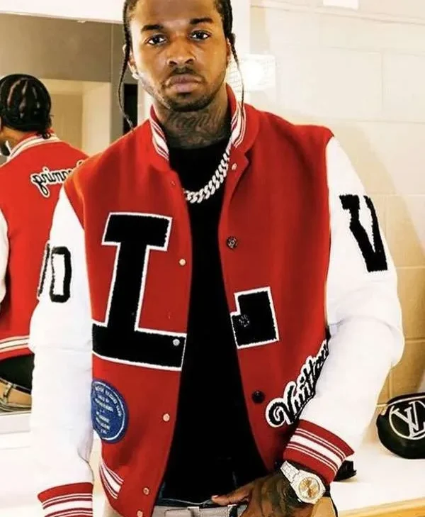 Pop-Smoke-Dreaming-Louis-Vuitton-Red-Jacket