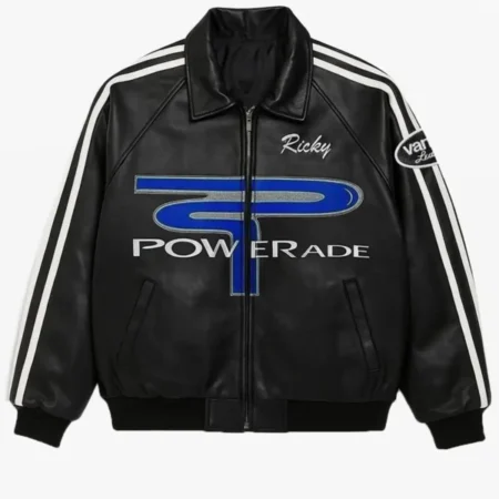 Ricky Bobby Black Leather Jacket