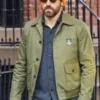 Ryan Reynolds Green Cotton Jacket