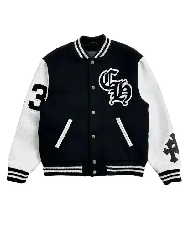 Shop NBA Shai Gilgeous-Alexander Black Wool Varsity Jacket