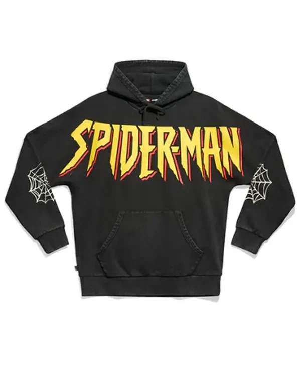 Spider-Man-90s-Graphic-Unisex-Black-Hoodie