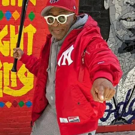 Spike Lee Yankees Red Bomber Jacket