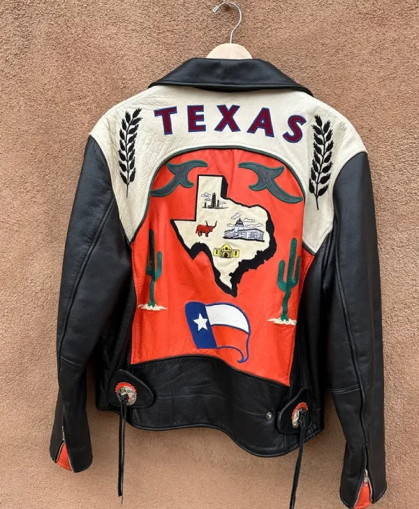 Stagecoach 2025 Mark Wystrach Black Texas Motorcycle Jacket