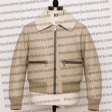 Superman & Lois Emmanuelle Chriqui Shearling Leather Jacket