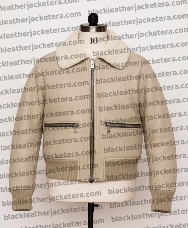 Superman & Lois Emmanuelle Chriqui Shearling Leather Jacket
