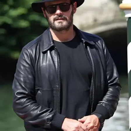 The 82nd Venice International Hugo Becker Leather Jacket