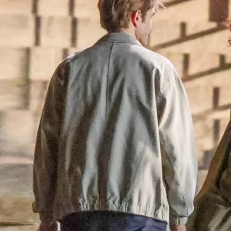 The Drama Robert Pattinson Grey Jacket Back