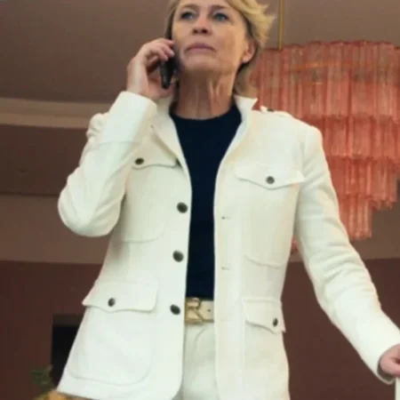 The Girlfriend S Robin Wright White Jacket Front x
