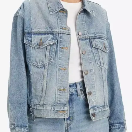 The Paper S01 Gbemisola Ikumelo Denim Jacket Front