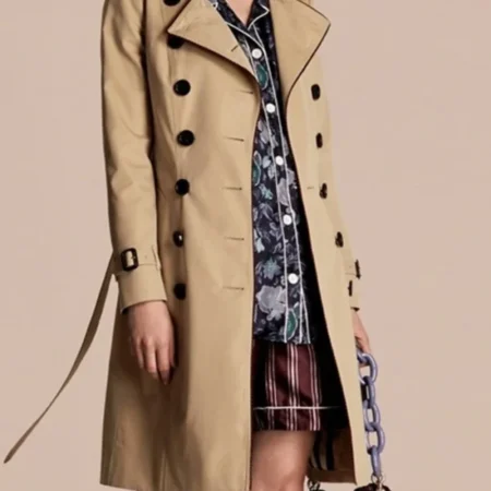 The Rainmaker S01 Madison Iseman Trench Coat Front